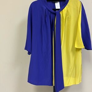 Plus size Marina Rinaldi silk blouse